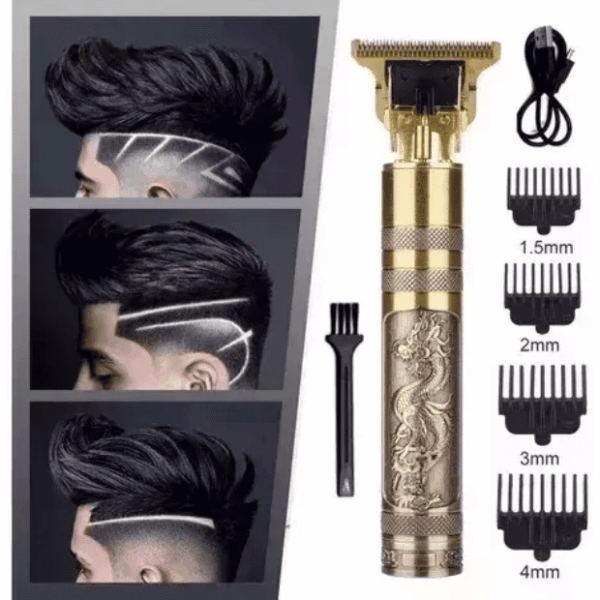 Máquina Corta Pelo y Recortadora De Barba Gold Dragon