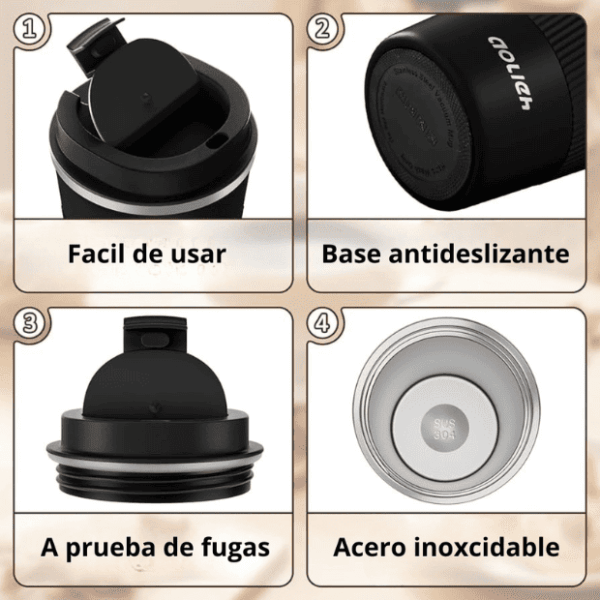 4 Vaso con Medidor de Temperatura