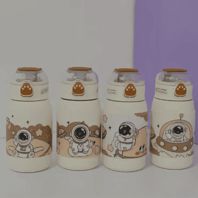 4 Termo Botella Acero Inoxidable