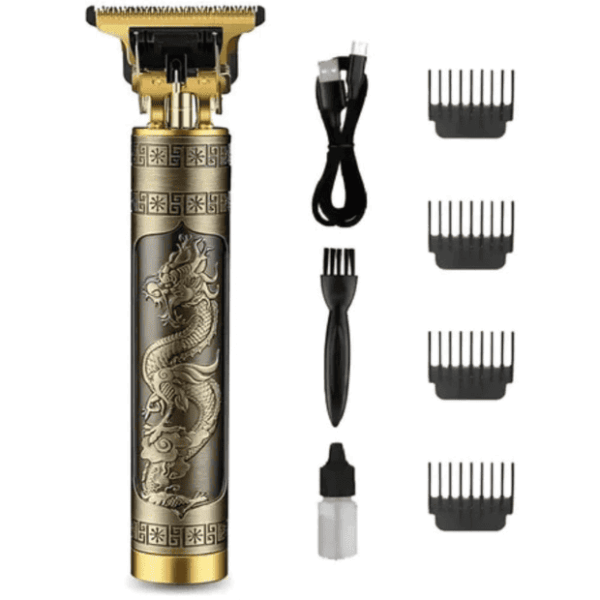 Máquina Corta Pelo y Recortadora De Barba Gold Dragon